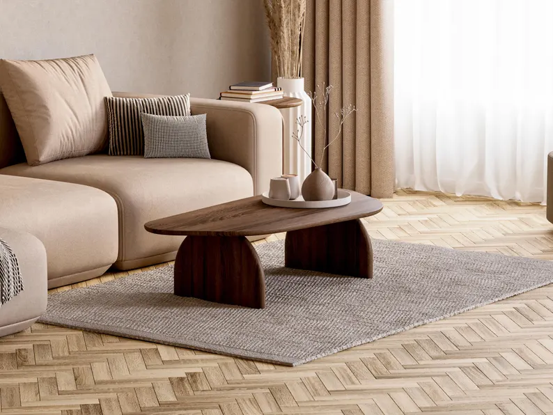 Modern Coffee Table - Scandi oak coffee table - Unique coffee table - Original coffee table