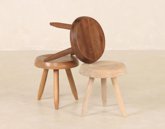 Berger Stool, Perriand Inspired, Milking Stool