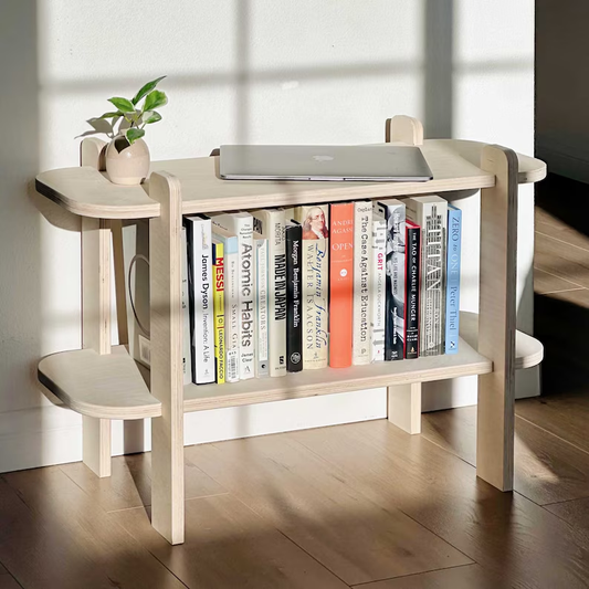 Mid Century Bookcase. Modern Bookcase. Industrial Bookcase. Small Bookcase
